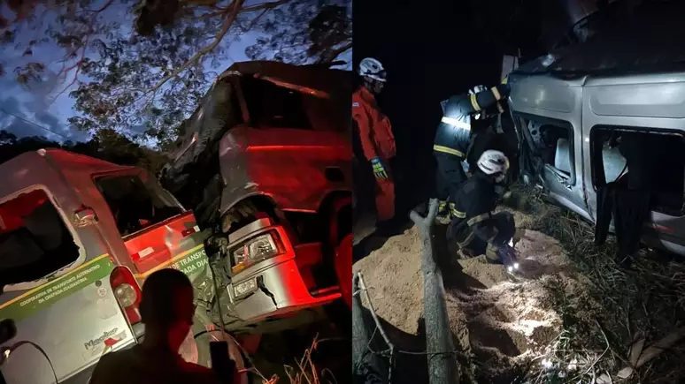 Acidente entre van e caminhão deixa 11 mortos na Chapada Diamantina