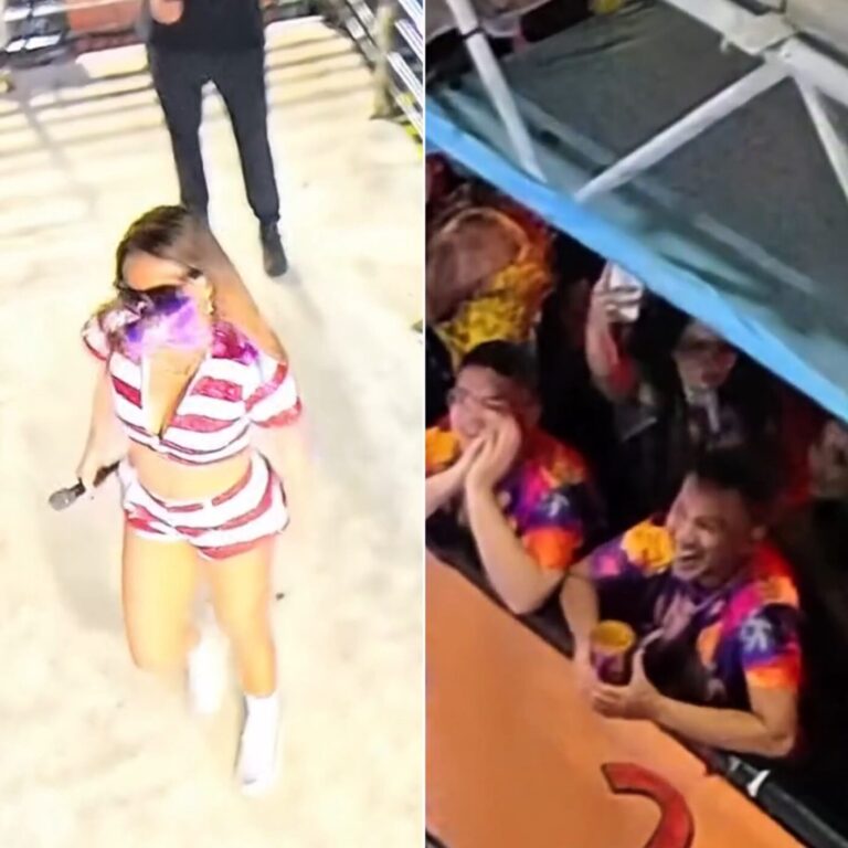 Alinne Rosa desabafa após ser atingida no rosto com copo durante desfile no Fortal: ‘Isso não pode ser tratado como normal’