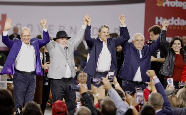 PT oficializa Haddad ao Governo de São Paulo com Lula e Alckmin em Campinas